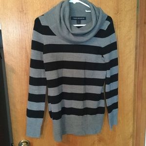 Stretchy, soft cowl neck sweater